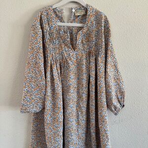 Pink Lily Kids Floral Long Sleeve Dress – Size 5/6